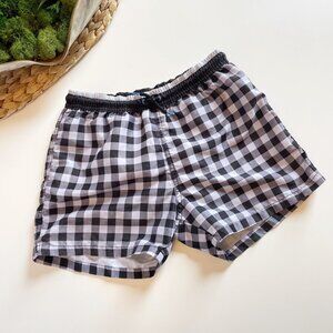 • Zara Plaid Swim Trunks • 11/12